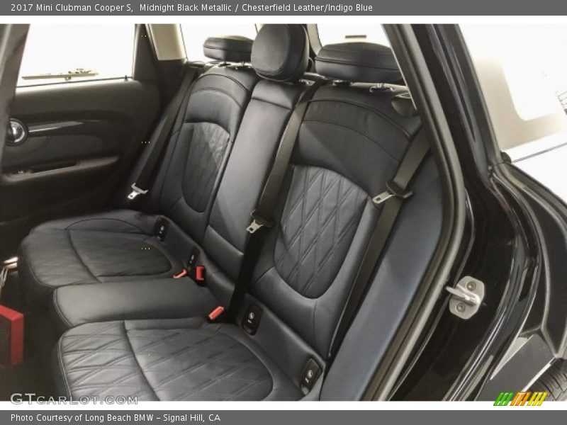 Midnight Black Metallic / Chesterfield Leather/Indigo Blue 2017 Mini Clubman Cooper S