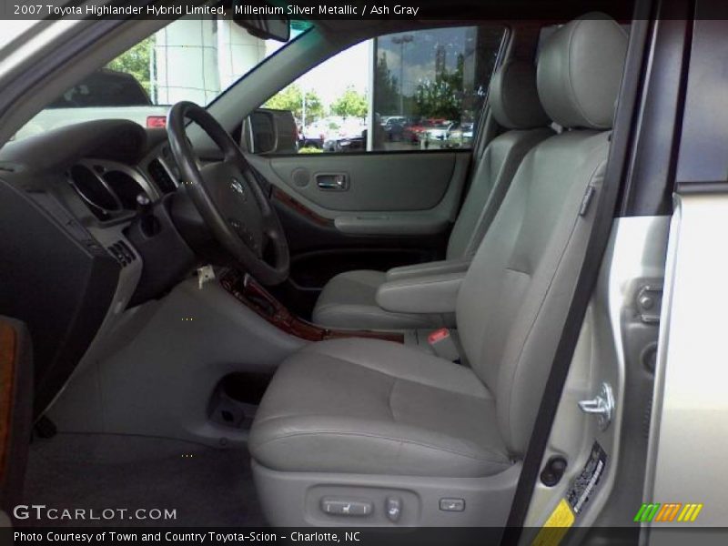 Millenium Silver Metallic / Ash Gray 2007 Toyota Highlander Hybrid Limited