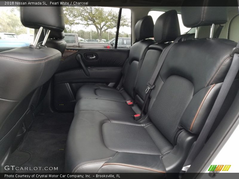 Pearl White / Charcoal 2018 Nissan Armada SL