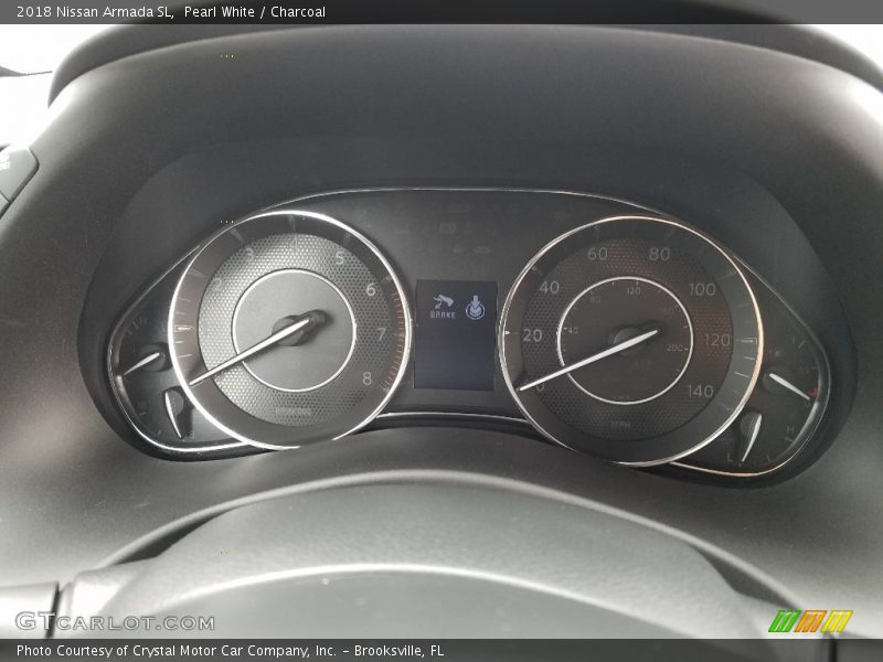 Pearl White / Charcoal 2018 Nissan Armada SL