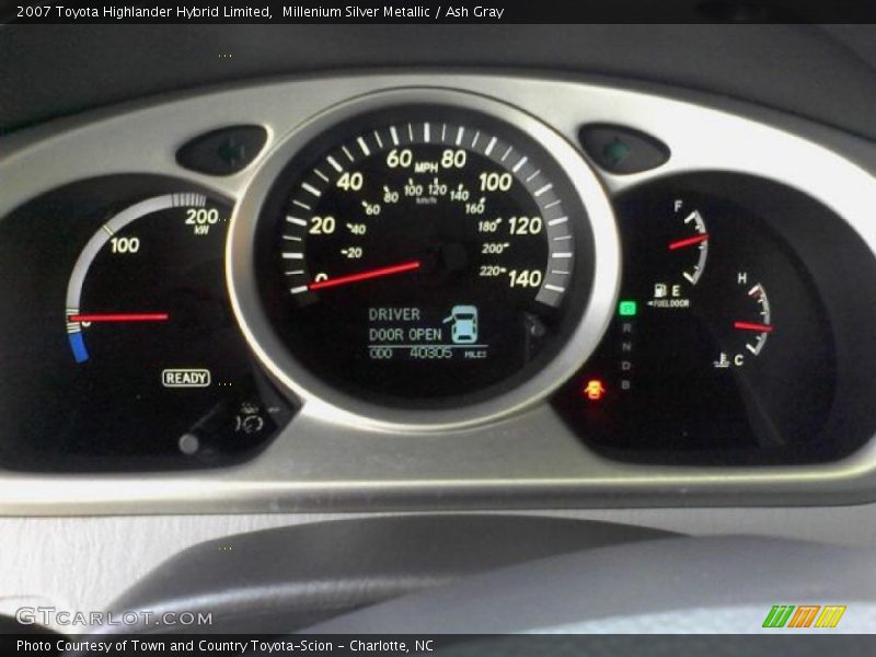 Millenium Silver Metallic / Ash Gray 2007 Toyota Highlander Hybrid Limited