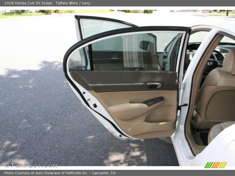 Taffeta White / Ivory 2008 Honda Civic EX Sedan