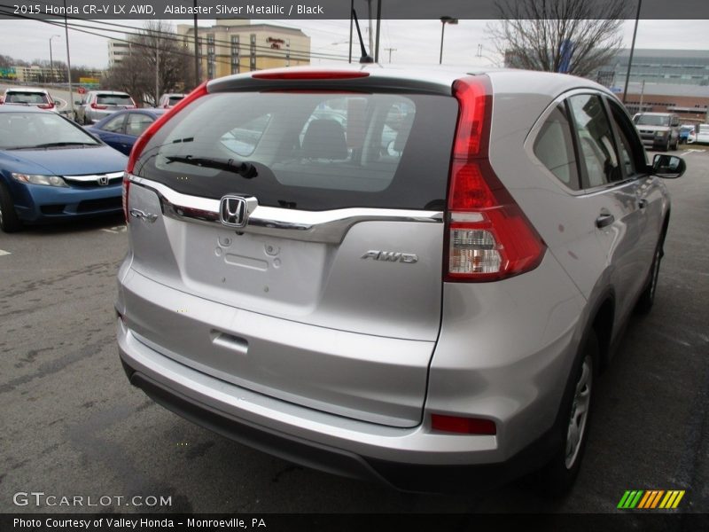 Alabaster Silver Metallic / Black 2015 Honda CR-V LX AWD