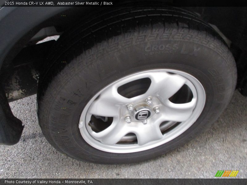 Alabaster Silver Metallic / Black 2015 Honda CR-V LX AWD