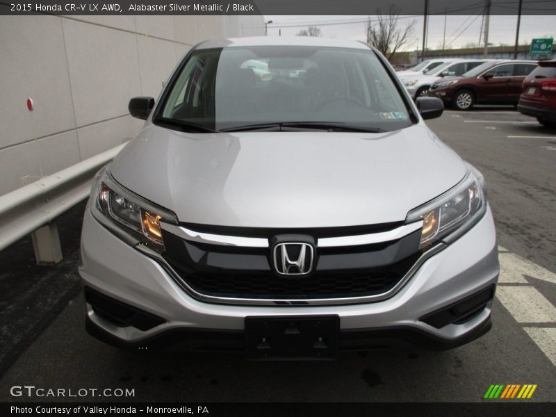 Alabaster Silver Metallic / Black 2015 Honda CR-V LX AWD