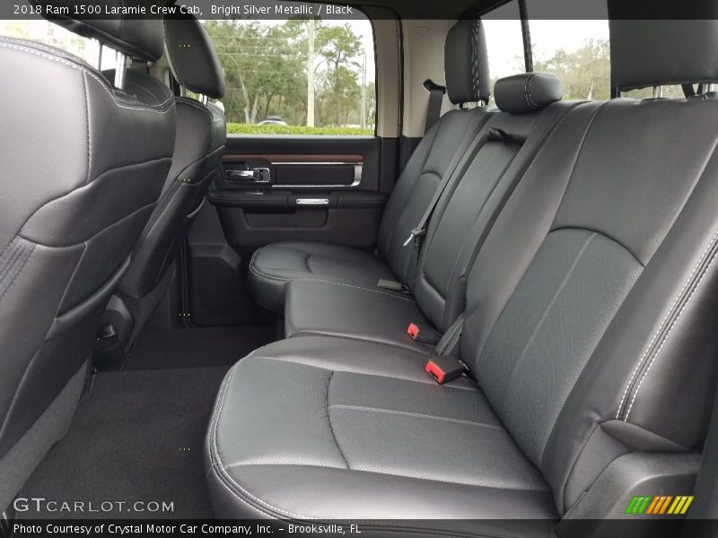 Bright Silver Metallic / Black 2018 Ram 1500 Laramie Crew Cab