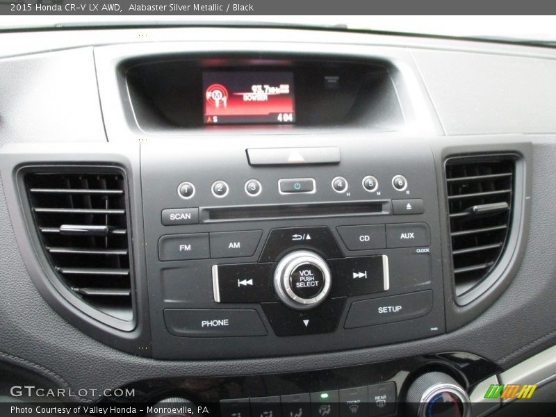 Alabaster Silver Metallic / Black 2015 Honda CR-V LX AWD