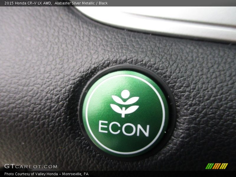 Alabaster Silver Metallic / Black 2015 Honda CR-V LX AWD