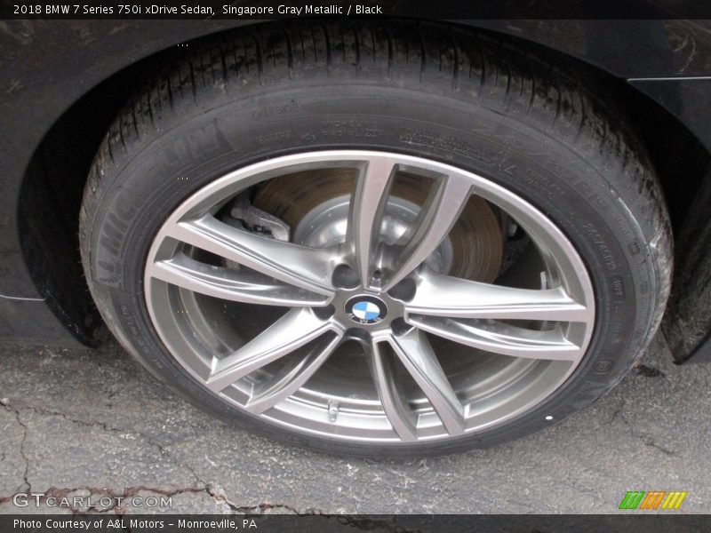 Singapore Gray Metallic / Black 2018 BMW 7 Series 750i xDrive Sedan