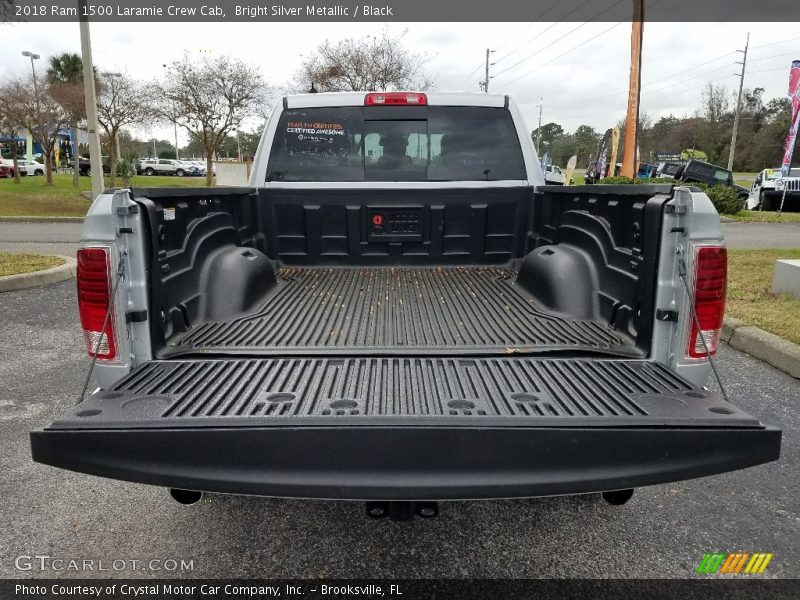 Bright Silver Metallic / Black 2018 Ram 1500 Laramie Crew Cab
