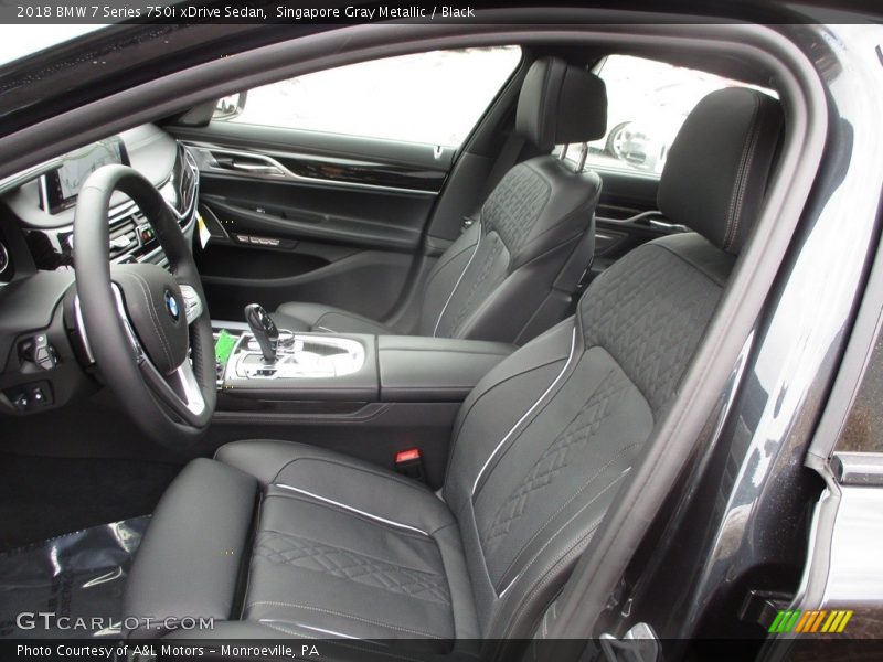 Singapore Gray Metallic / Black 2018 BMW 7 Series 750i xDrive Sedan