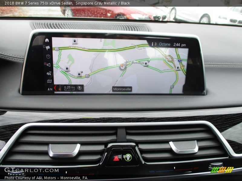 Singapore Gray Metallic / Black 2018 BMW 7 Series 750i xDrive Sedan