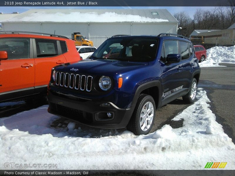 Jetset Blue / Black 2018 Jeep Renegade Latitude 4x4