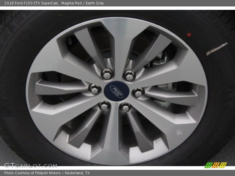 Magma Red / Earth Gray 2018 Ford F150 STX SuperCab