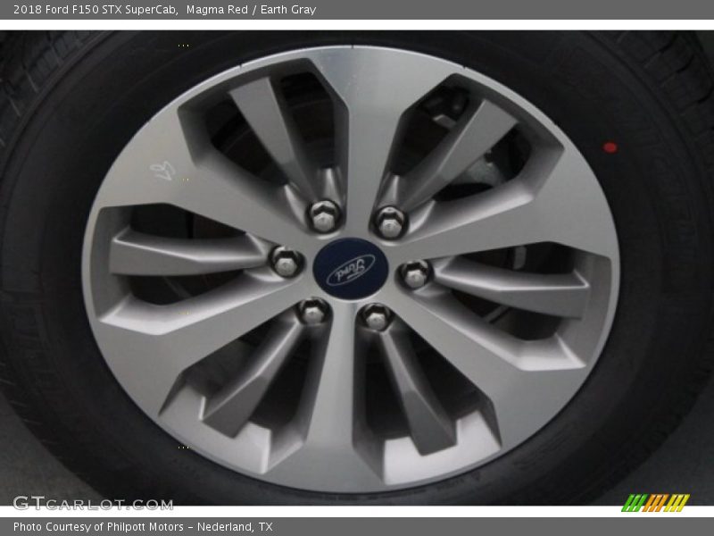 Magma Red / Earth Gray 2018 Ford F150 STX SuperCab
