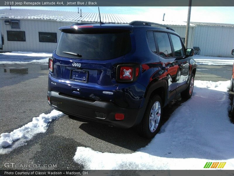 Jetset Blue / Black 2018 Jeep Renegade Latitude 4x4