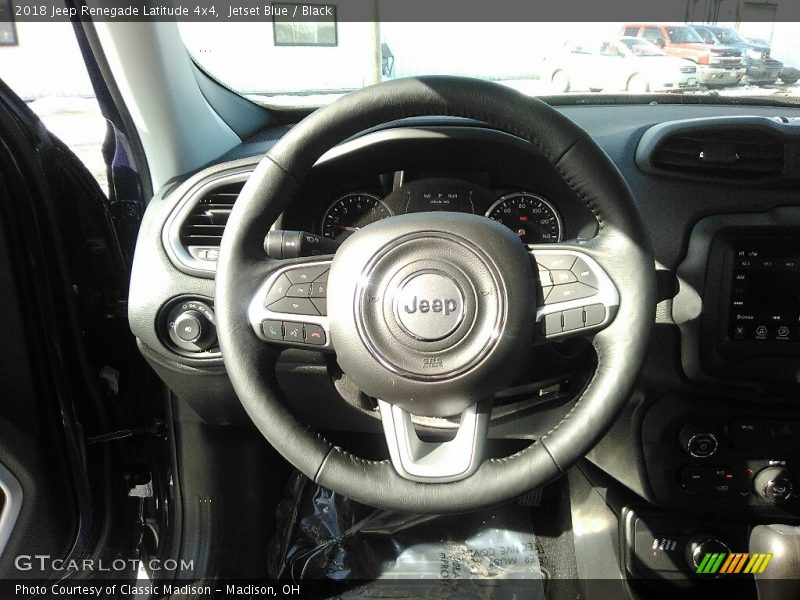 Jetset Blue / Black 2018 Jeep Renegade Latitude 4x4