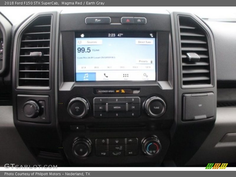 Magma Red / Earth Gray 2018 Ford F150 STX SuperCab