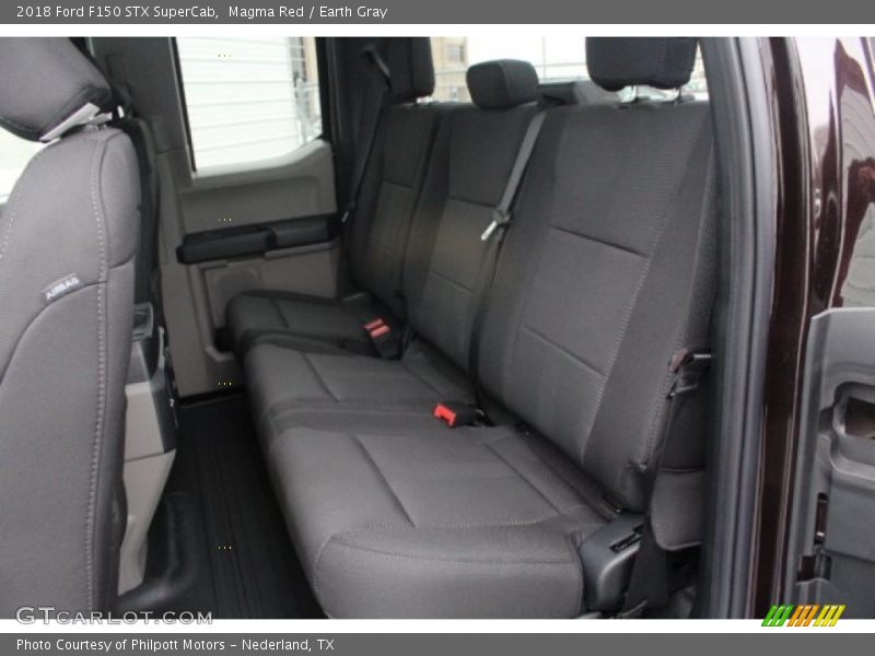 Magma Red / Earth Gray 2018 Ford F150 STX SuperCab