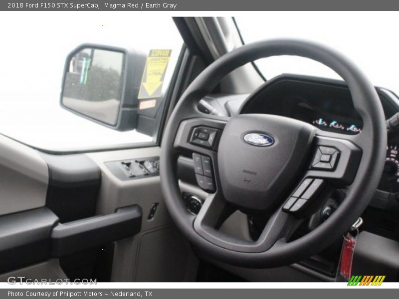 Magma Red / Earth Gray 2018 Ford F150 STX SuperCab