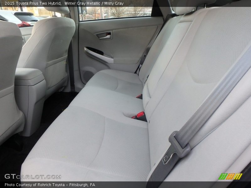 Winter Gray Metallic / Misty Gray 2015 Toyota Prius Two Hybrid