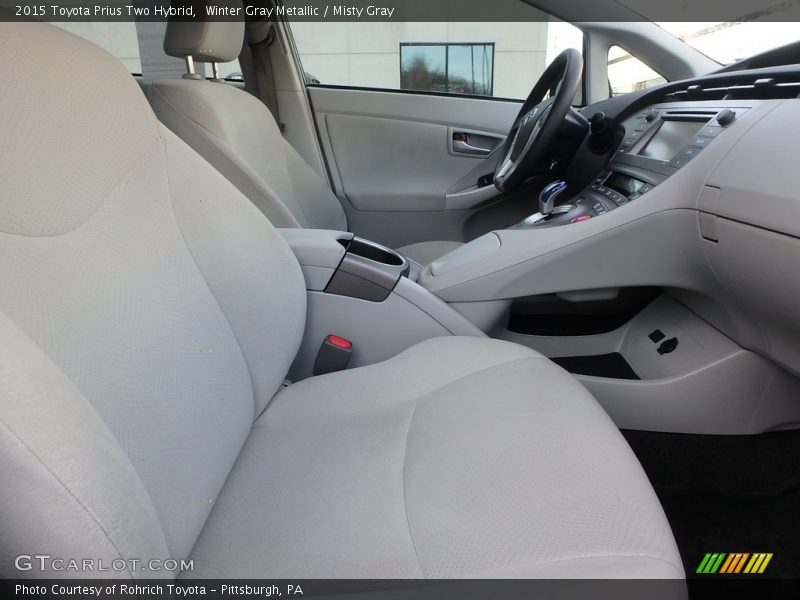 Winter Gray Metallic / Misty Gray 2015 Toyota Prius Two Hybrid