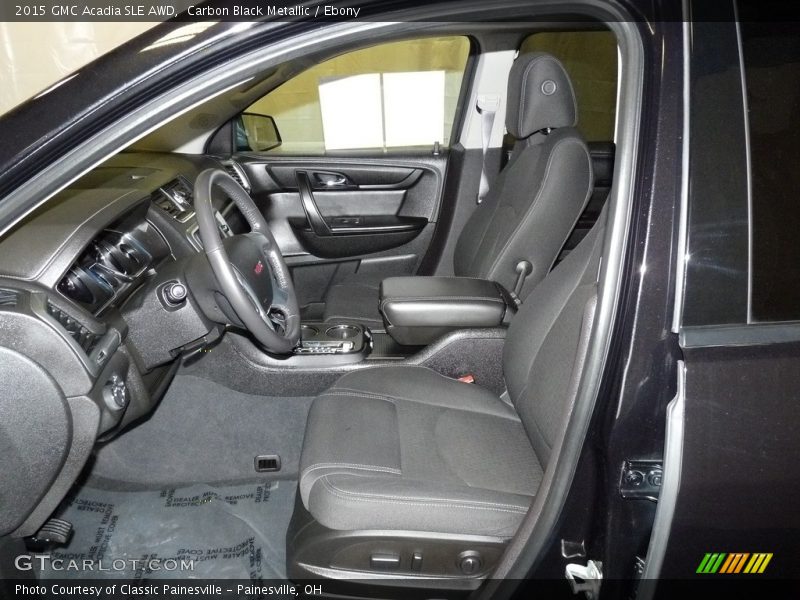 Carbon Black Metallic / Ebony 2015 GMC Acadia SLE AWD