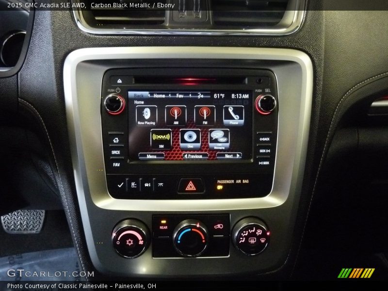 Carbon Black Metallic / Ebony 2015 GMC Acadia SLE AWD