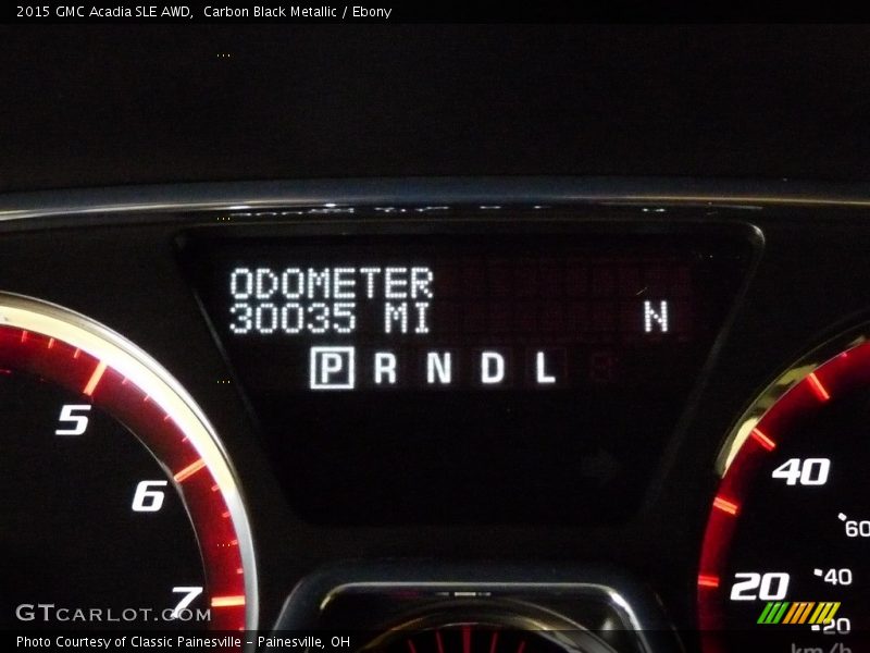 Carbon Black Metallic / Ebony 2015 GMC Acadia SLE AWD