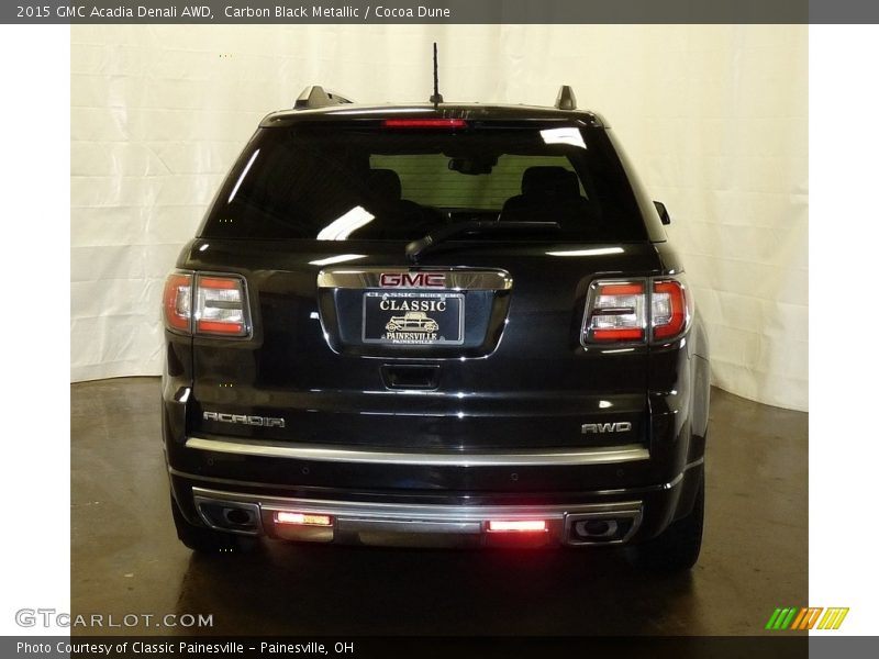 Carbon Black Metallic / Cocoa Dune 2015 GMC Acadia Denali AWD