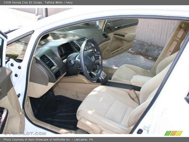 Taffeta White / Ivory 2008 Honda Civic EX Sedan