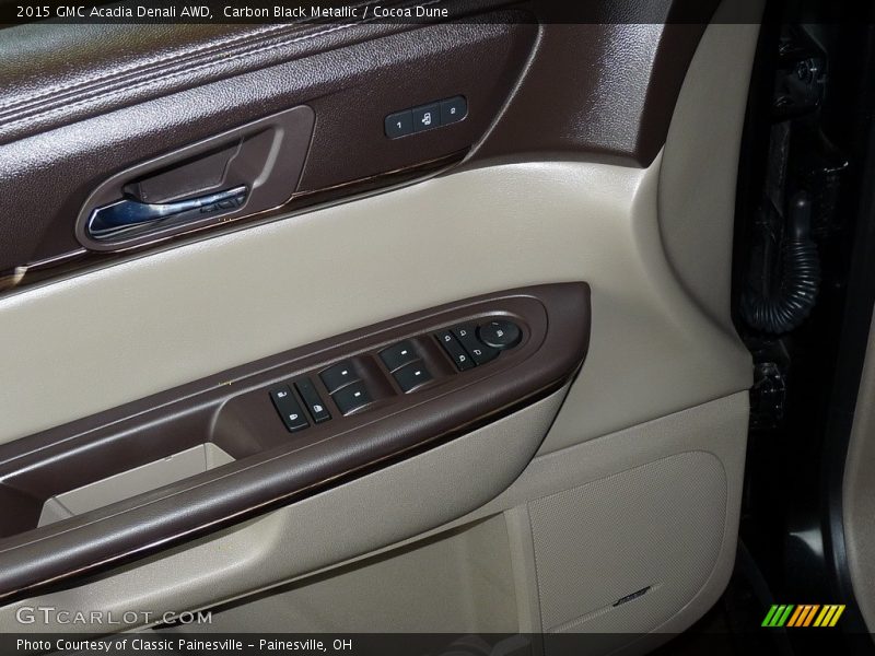 Carbon Black Metallic / Cocoa Dune 2015 GMC Acadia Denali AWD