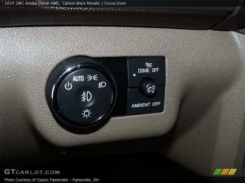 Carbon Black Metallic / Cocoa Dune 2015 GMC Acadia Denali AWD
