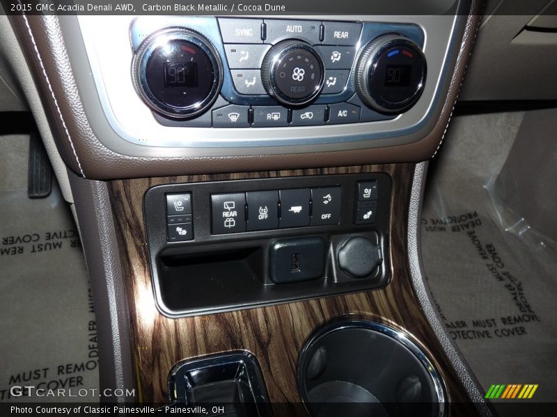 Carbon Black Metallic / Cocoa Dune 2015 GMC Acadia Denali AWD