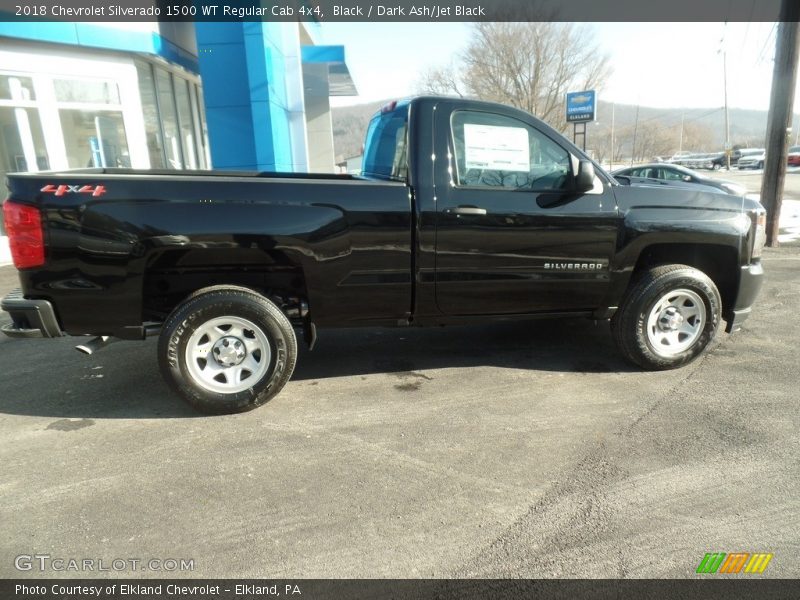 Black / Dark Ash/Jet Black 2018 Chevrolet Silverado 1500 WT Regular Cab 4x4