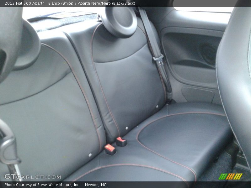 Bianco (White) / Abarth Nero/Nero (Black/Black) 2013 Fiat 500 Abarth