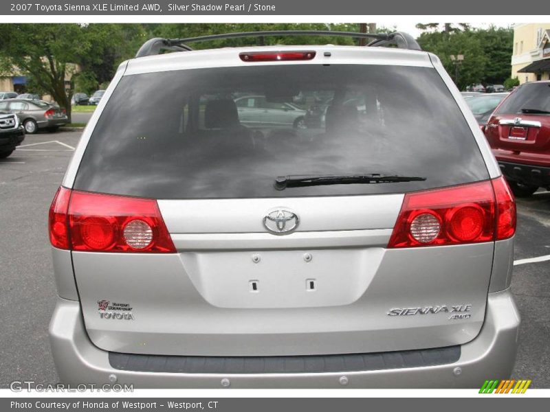 Silver Shadow Pearl / Stone 2007 Toyota Sienna XLE Limited AWD