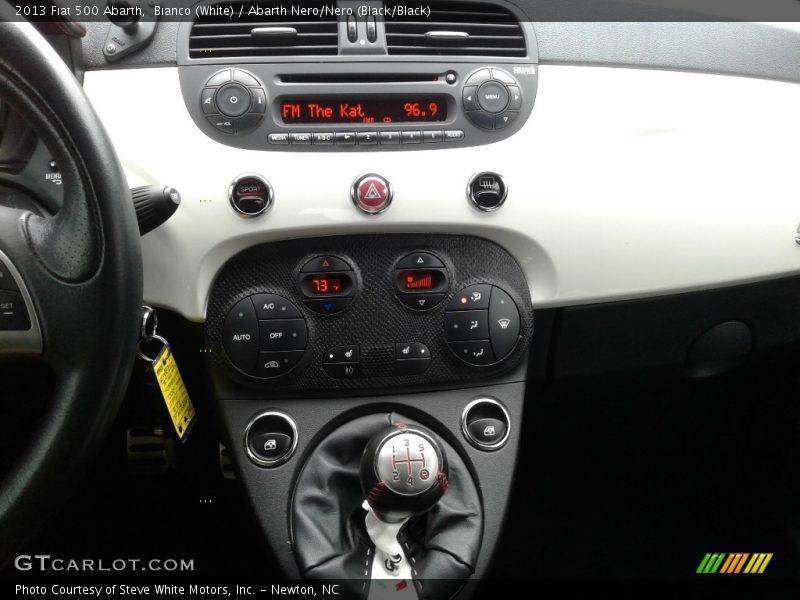Bianco (White) / Abarth Nero/Nero (Black/Black) 2013 Fiat 500 Abarth