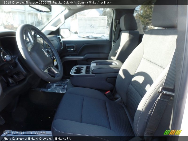 Summit White / Jet Black 2018 Chevrolet Silverado 1500 WT Regular Cab 4x4