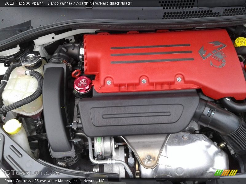 Bianco (White) / Abarth Nero/Nero (Black/Black) 2013 Fiat 500 Abarth