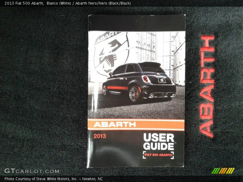 Bianco (White) / Abarth Nero/Nero (Black/Black) 2013 Fiat 500 Abarth