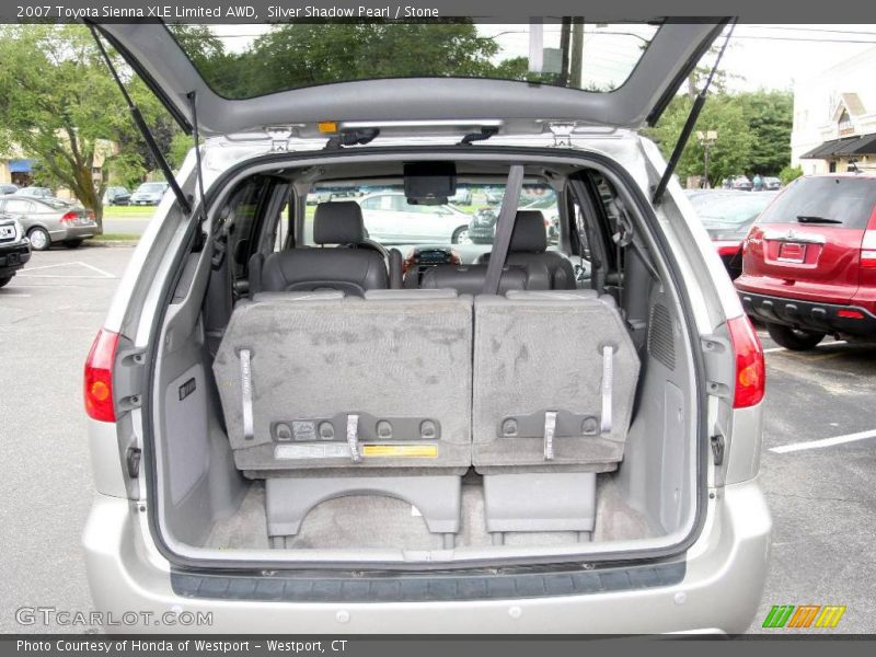Silver Shadow Pearl / Stone 2007 Toyota Sienna XLE Limited AWD