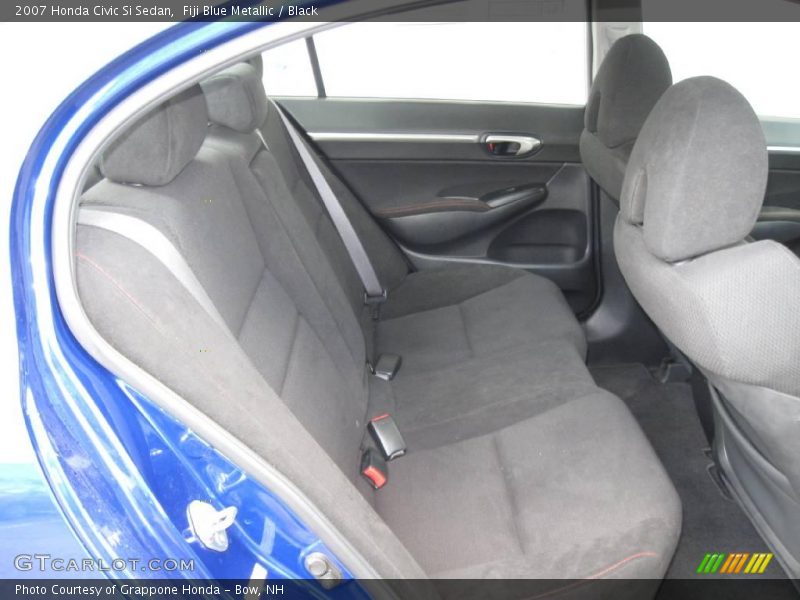 Fiji Blue Metallic / Black 2007 Honda Civic Si Sedan