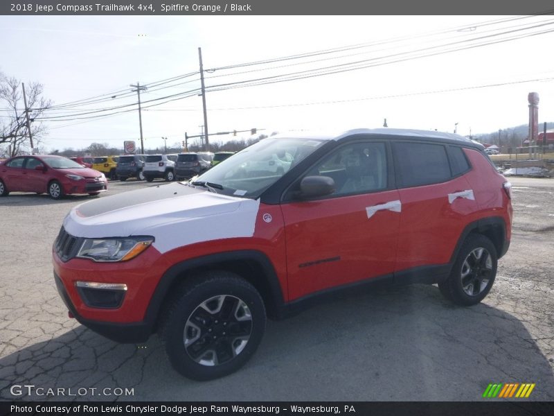 Spitfire Orange / Black 2018 Jeep Compass Trailhawk 4x4