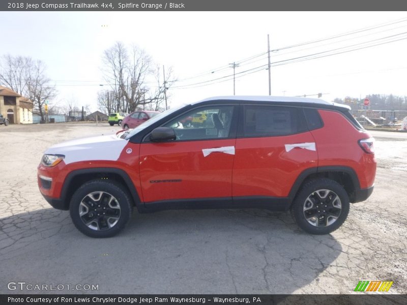 Spitfire Orange / Black 2018 Jeep Compass Trailhawk 4x4