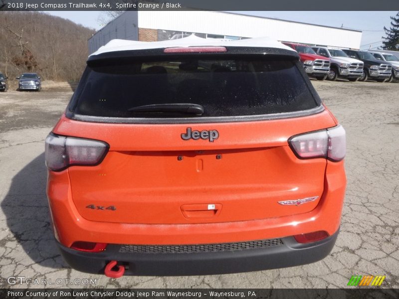 Spitfire Orange / Black 2018 Jeep Compass Trailhawk 4x4
