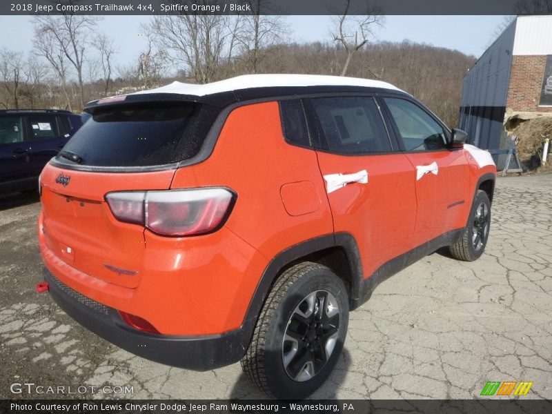 Spitfire Orange / Black 2018 Jeep Compass Trailhawk 4x4