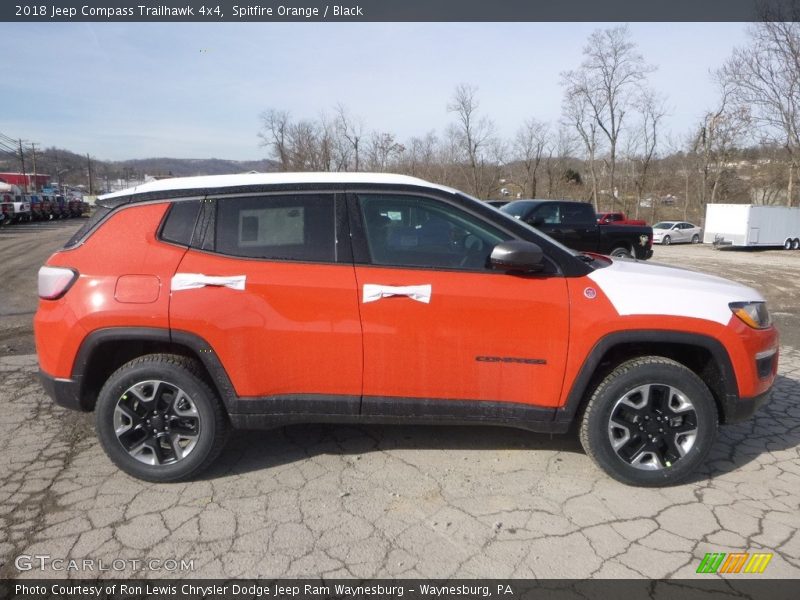 Spitfire Orange / Black 2018 Jeep Compass Trailhawk 4x4