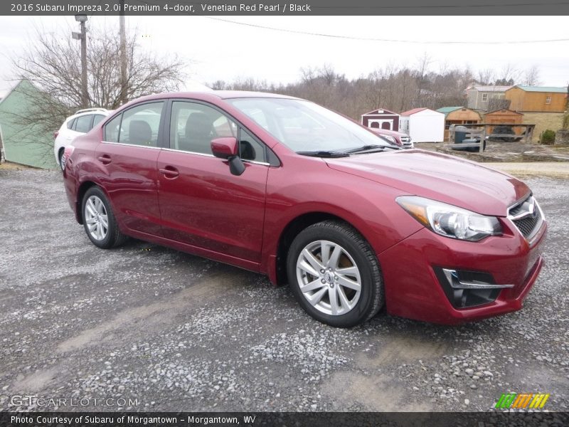 Venetian Red Pearl / Black 2016 Subaru Impreza 2.0i Premium 4-door