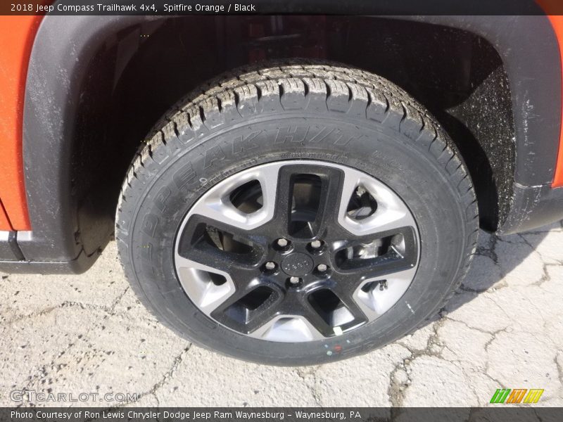 Spitfire Orange / Black 2018 Jeep Compass Trailhawk 4x4